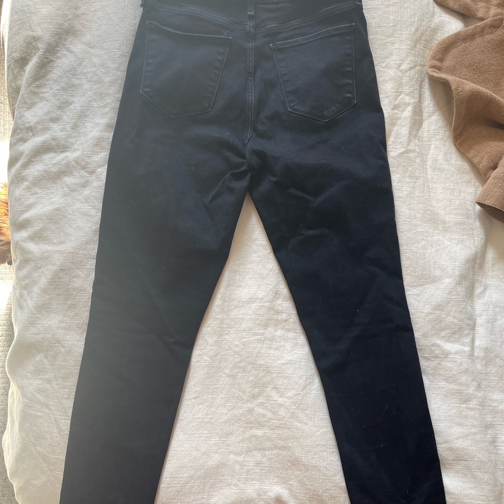 Abercrombie & Fitch Curve Love High Rise Super Skinny Ankle Jeans